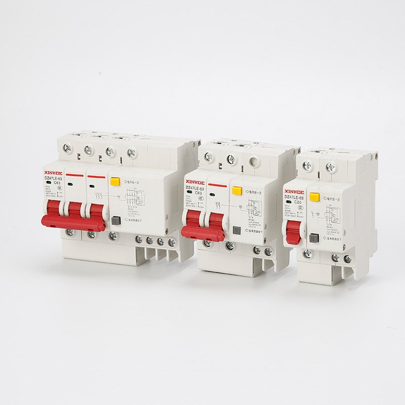 断路器DZ47SLE-63 3P 25A防漏电保护器C型相四线空气开关380v