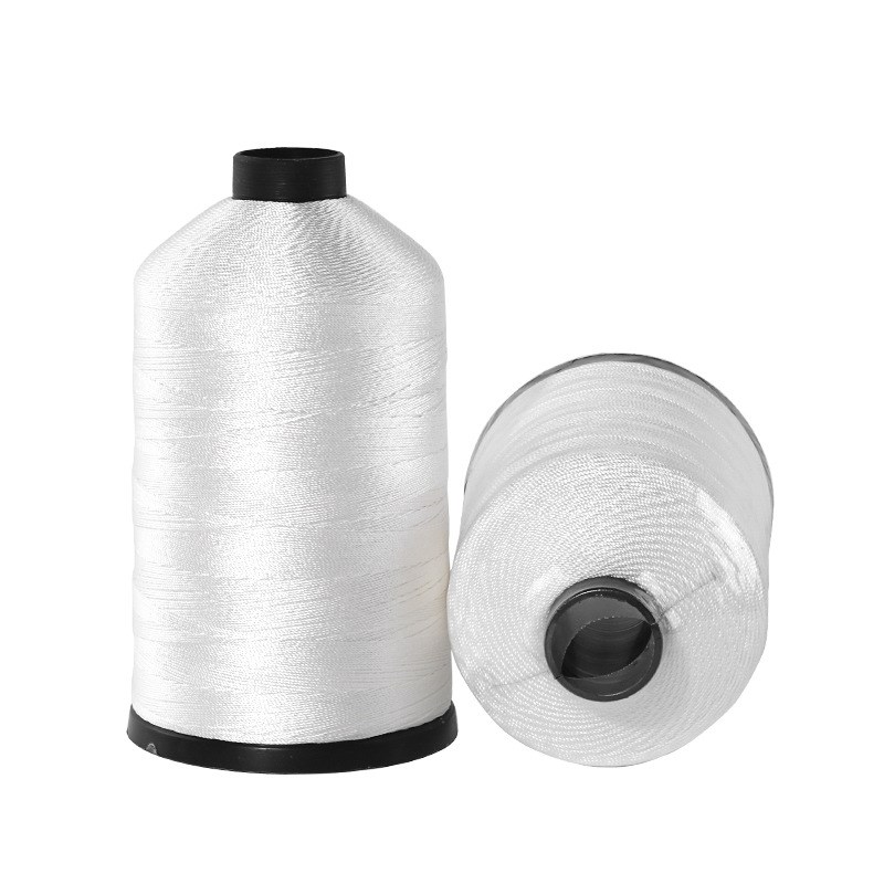 涤纶皮革高强线黑白色大卷3股250d/3 4股300d/3 6股420d/3一公斤