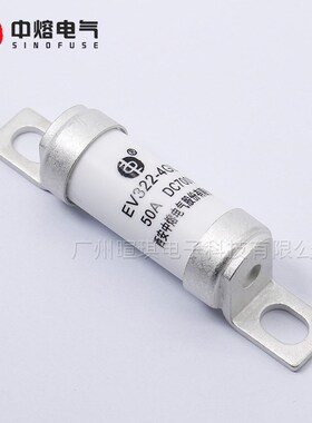 西安中熔熔断器EV322-4GL低压直流熔断器100a 700V汽车快速熔断器