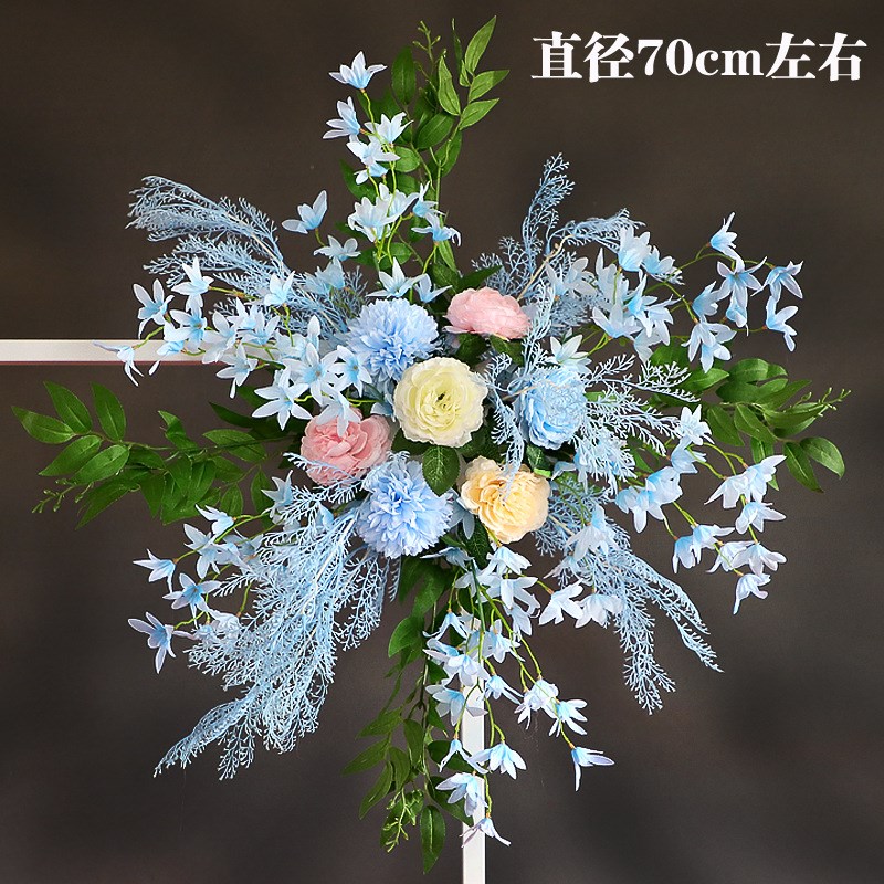 新款婚庆铁艺网格屏风道具舞台背景布置路引森系婚礼舞台现场布置