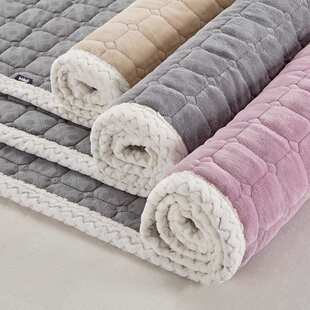 多·喜爱莫利亚暖绒垫易折叠收纳防滑透气抗静电暖绒垫 200x150cm