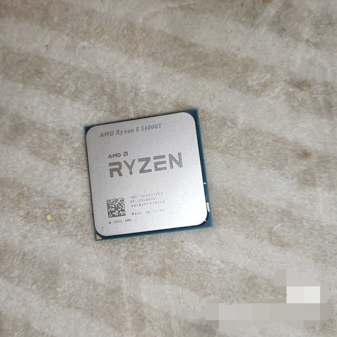 AMD R5 5600GT散片AM4六核十二线程适用台式机电脑CPU带核显适用