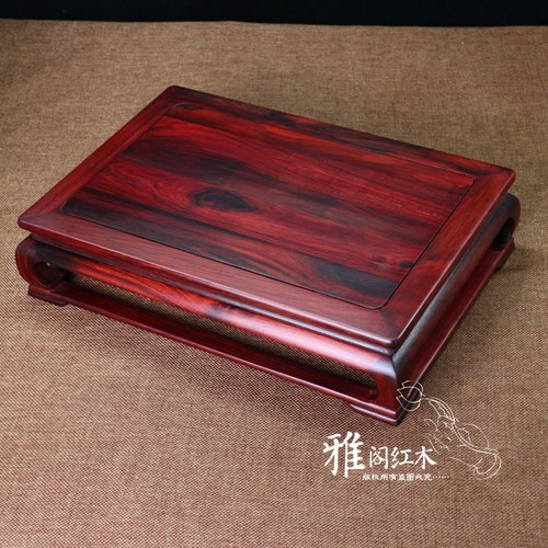 红酸枝实木小摆台红木长方形底座瓷器玉器工艺品盆景底座木架装修