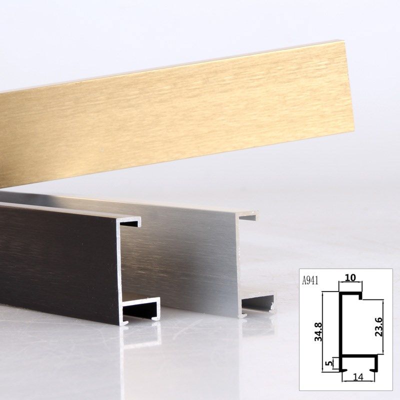 铂赞941铝合金加厚立体油画装饰画框镜框拼图写真广告海报框定做