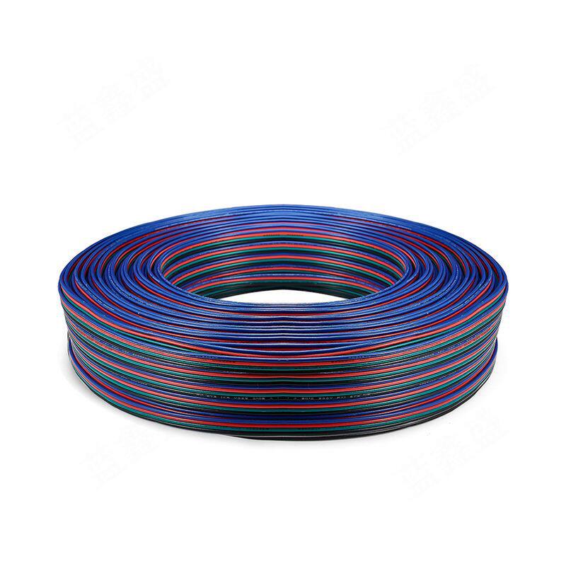 RGB连接线20AWG4pin并线4pin灯具灯带延长线1007彩排线