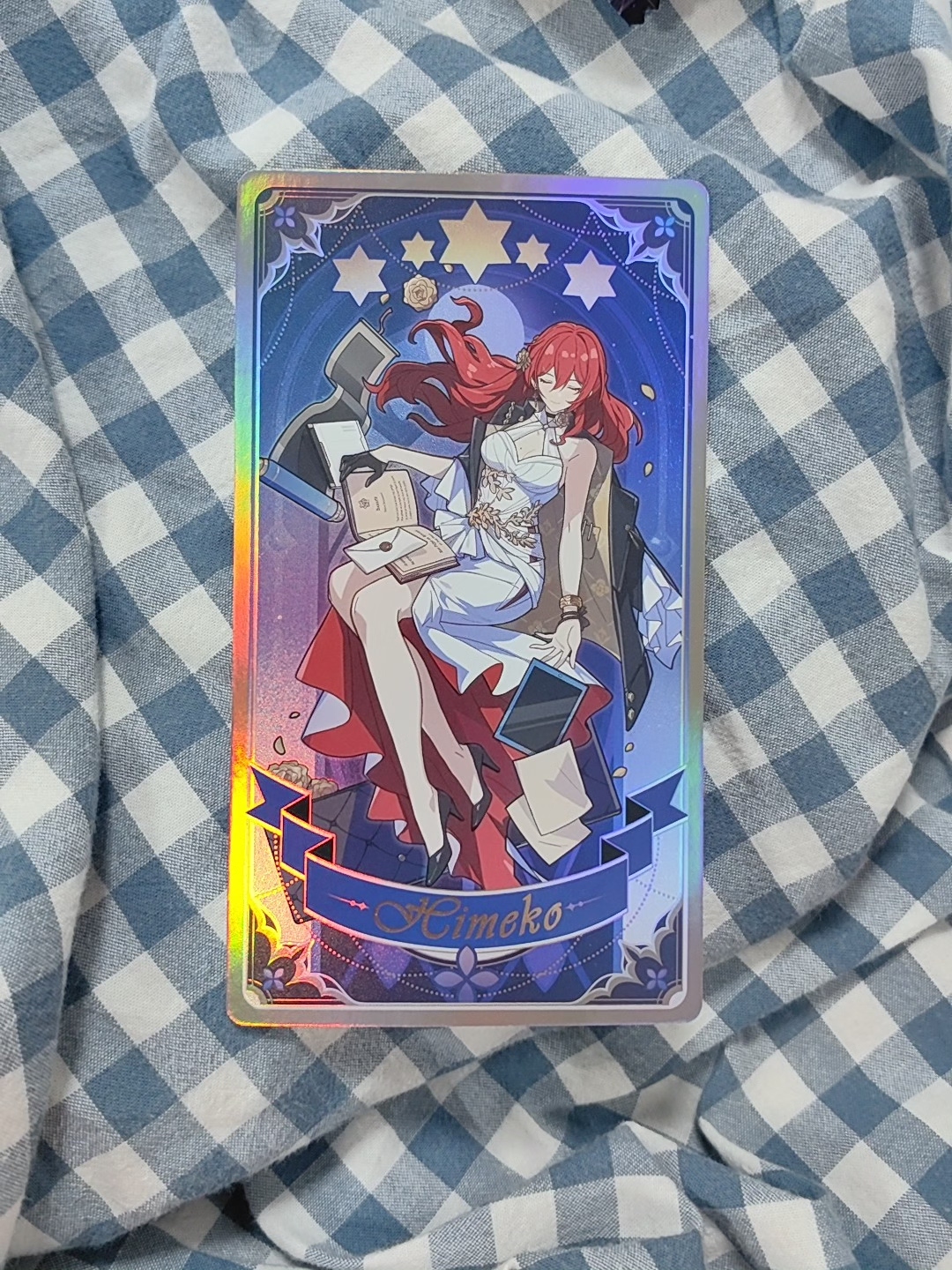 Himeko Holographic Ticket - Honkai: Star Rail Prophecy Series, nearly new condition. Jingliu Stacking Toy Figure, min... - China Exclusive Anime Merch