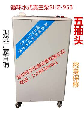 SHZ-B95A 95B CD不锈钢 大型五抽头立式循环水真空泵 郑州特尔
