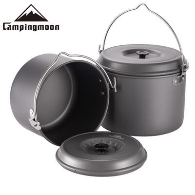 Campingmoon柯曼MC-230/255户外锅具便携野营锅野炊用品装备锅具