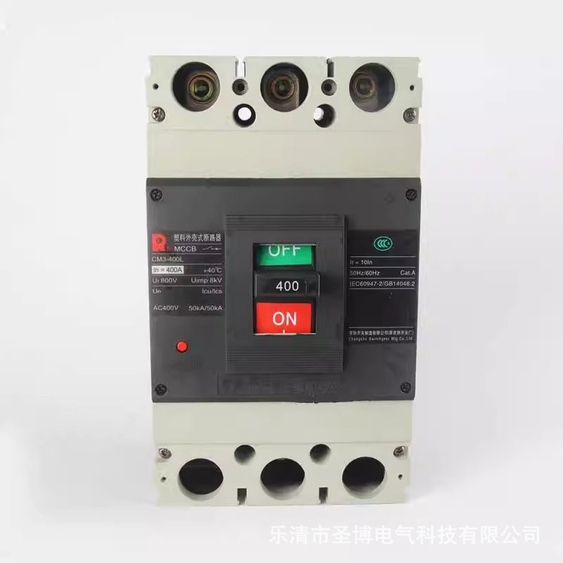 常熟开关CM3400M 3P塑壳断路器空气开关63L 100M 160M 250L 630M