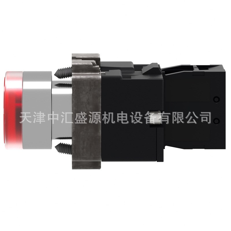 XB2BW34B1C红色AC/DC24V带灯按钮ZB2BWB41C+ZB2BW34C按钮开关