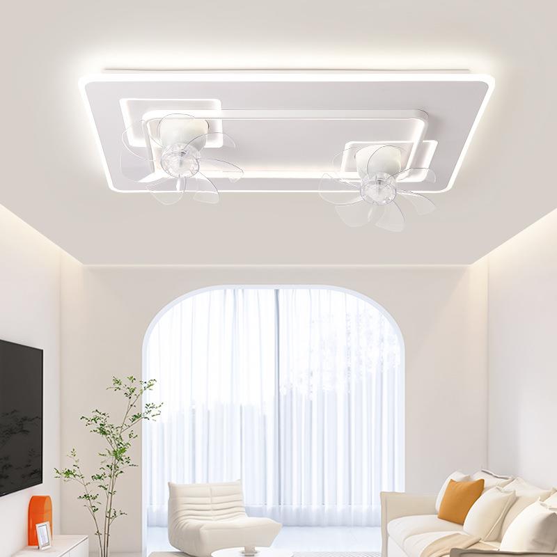 跨境直供厅风扇880新款客简约现代灯一体大厅吸顶灯扇电吊灯家用