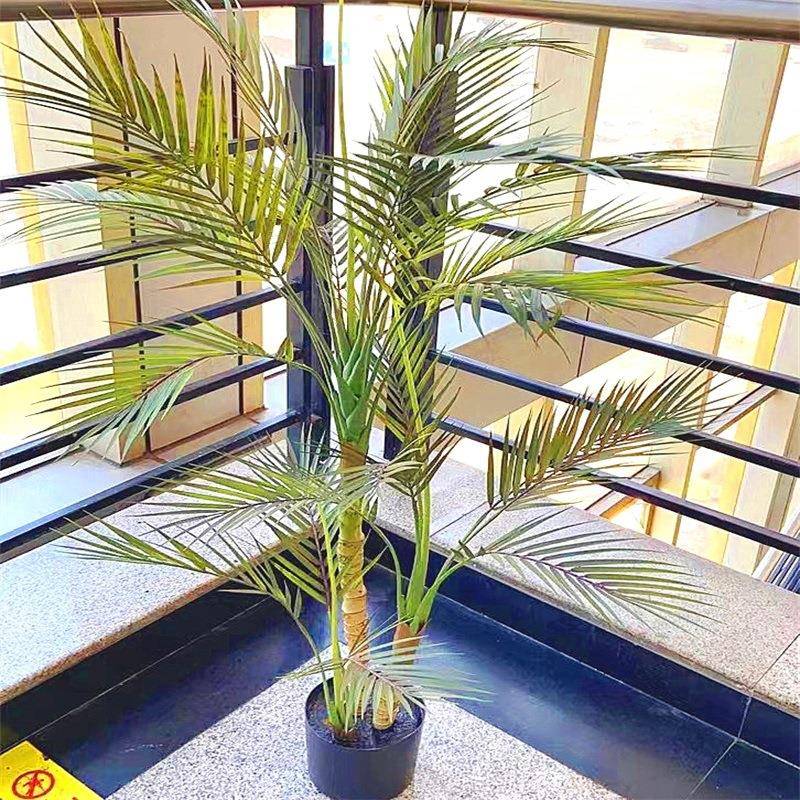 个性蕨树葵类仿真植物盆栽手感88021针葵贵妃散尾葵葵民宿装饰摆