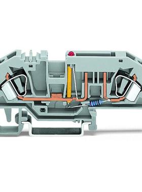WAGO2线保险丝接线端，子型2号DLL2812-4
