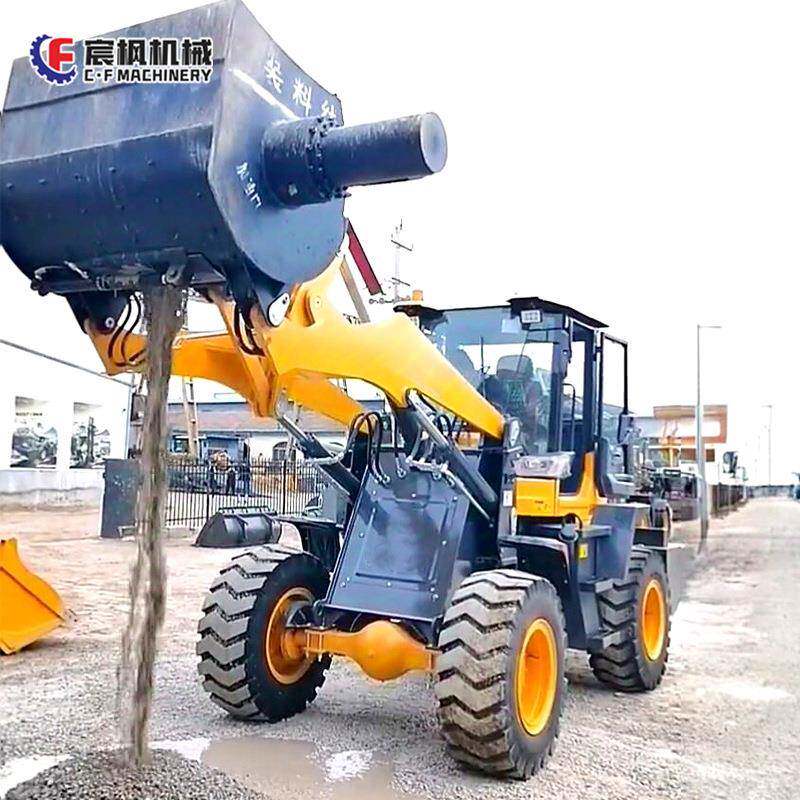 KXS铲装载机加装途搅用拌斗多建筑工车地混凝土搅拌运输自上料搅