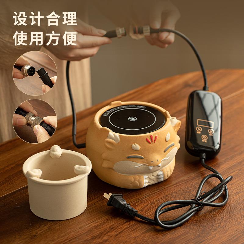 围炉煮茶小龙碳炉CL202410火家用炉小炉炭日式可干壶烧提梁电陶炉