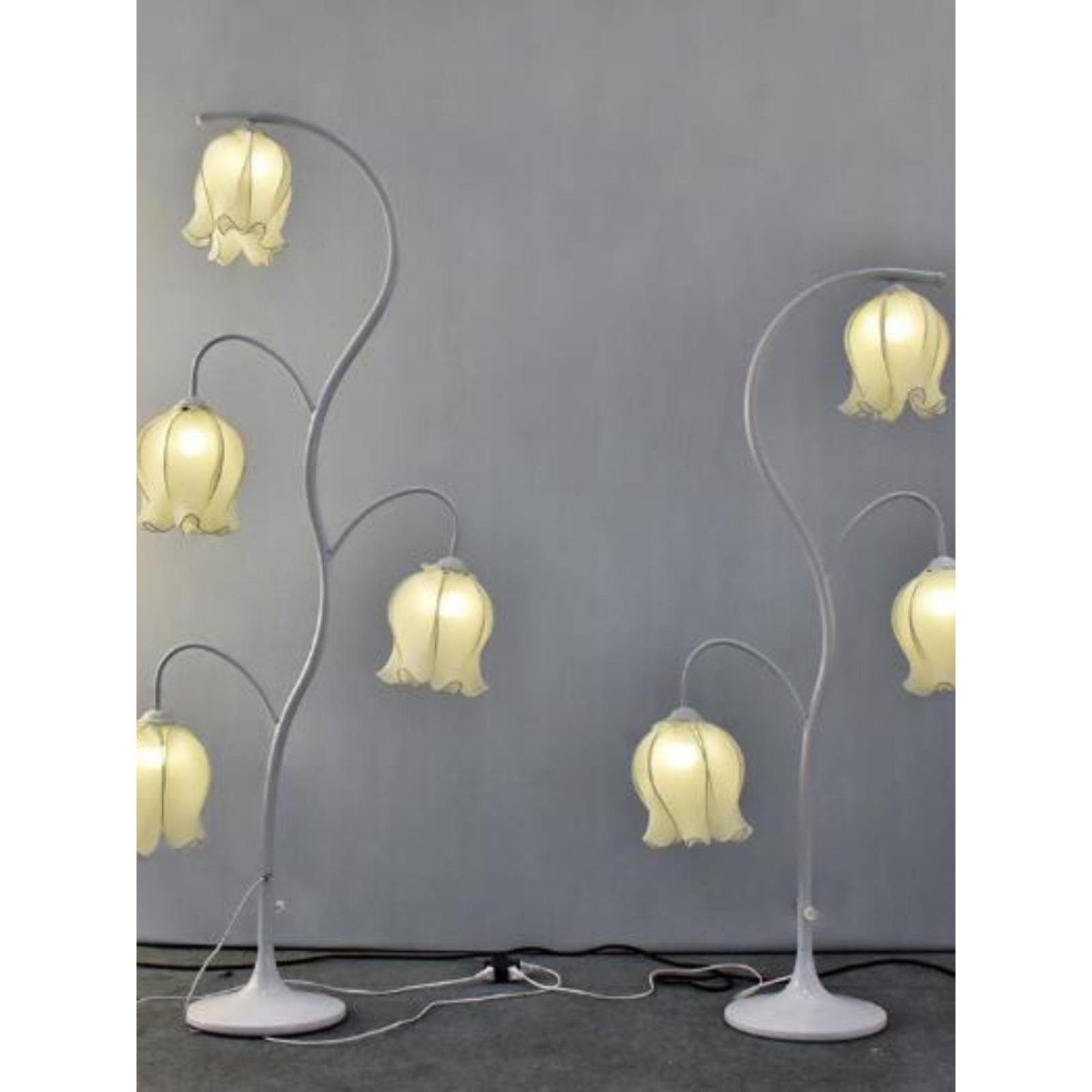 婚庆置发光铃兰花蕾路引台灯光装饰婚F765S5T6具礼场景铁艺布舞摆