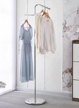 不锈钢落地挂架服NIK装店展示架正衣侧挂衣架商多用家用能衣功帽