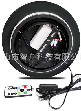 现代简约圆65壁形方形GB灯带RAPP遥控走廊卧室床头氛围炫壁彩led