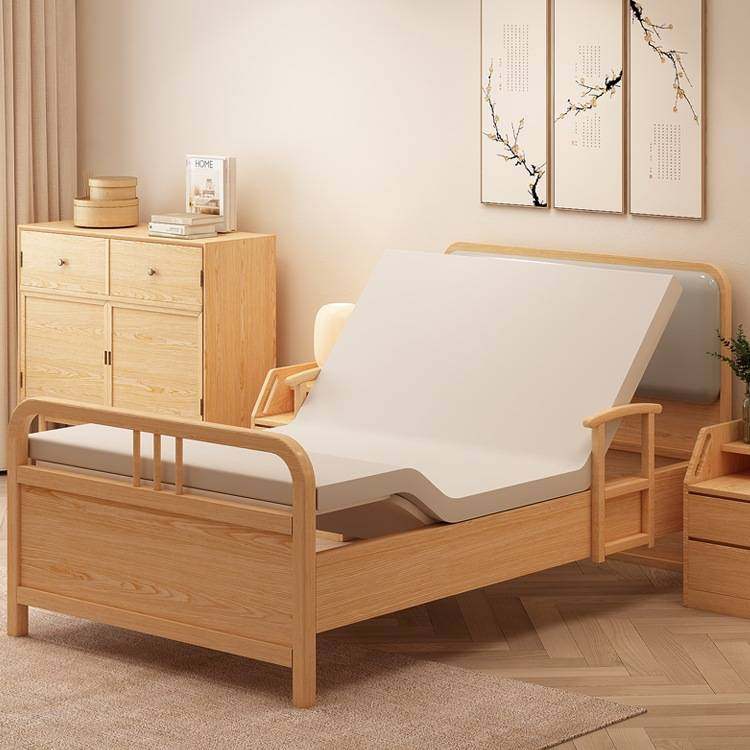 适老化单人可调节手摇电动可升降起背老年遥控养老院家庭用护理床