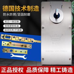 德国W冠N22地弹簧10kg6地弹璜有2框门无 222地簧不锈钢 框玻璃门N