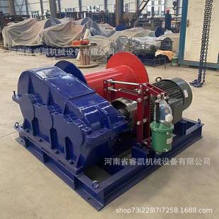 5吨建筑卷扬机大型电动提升机工地钢丝绳牵引机矿山物料升降机