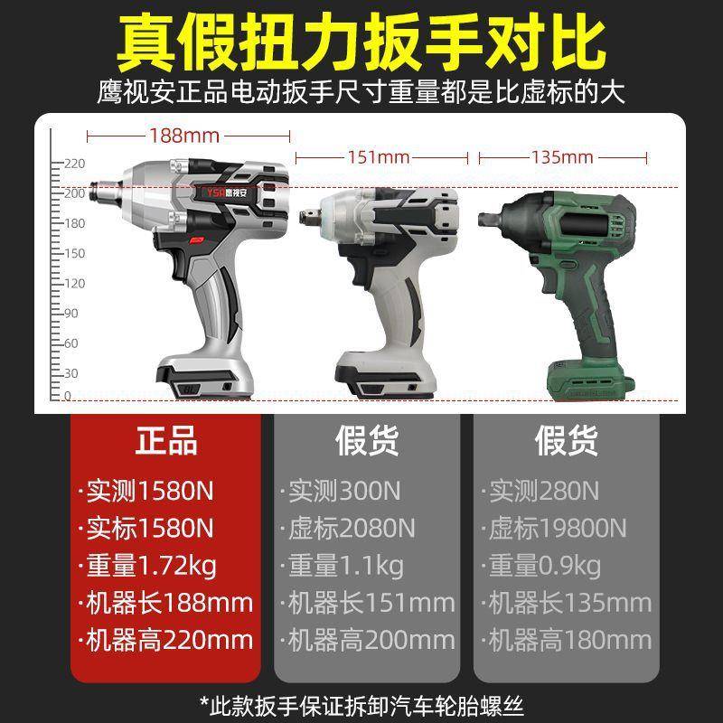 HYD无刷电动扳锂充电电扳手大扭力冲汽车角手架子工木工套手击筒