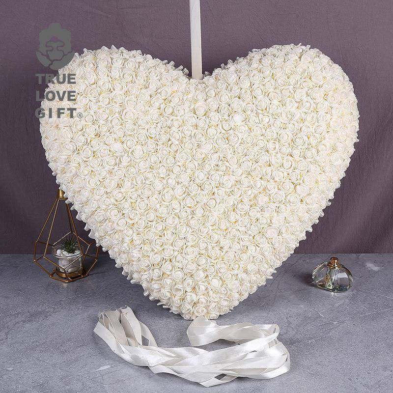 婚庆装婚饰COX大号爱心挂件玫用瑰珍珠桃心场景房布婚置西式礼品