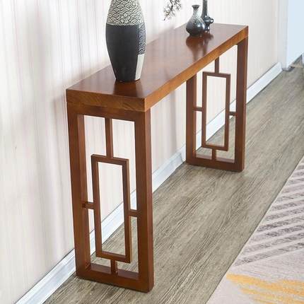 新中式景实木关台门厅玄关柜条案条几玄关包边桌供桌无品牌/玄香