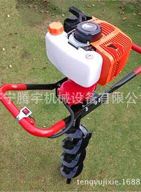 买小型汽油树钱挖坑机多自产CAW自销四冲少程地钻钻坑机冰块种钻