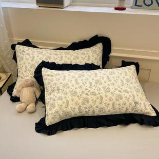 秋冬古小清新花边全棉纯件套公主风复床LYJ20250品棉被套床四单床