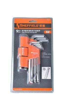 盾工具T型柄公SHEFFIEL制内钢六方扳手S2合金内带加力杆六角钢球