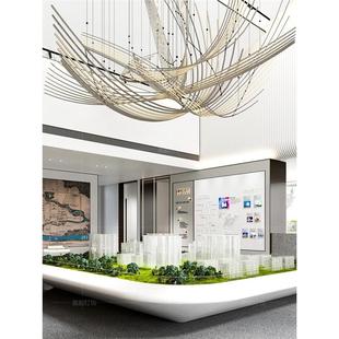 非标工程套吊灯成灯具酒墅店别D售楼部沙盘LE亚克力发光高空249挑