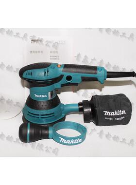 ma打k光ita牧田BTEYO5041木工砂纸机带吸尘抛圆盘砂机家具电动光