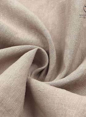 现货色染色21支180gsm汉麻布汉料面高端服装大麻面纯NFN麻料