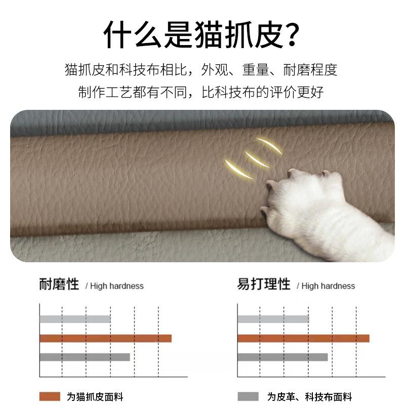 猫爪皮榻榻米包软墙炕围防撞软包背349景靠背床头板软包墙贴围子