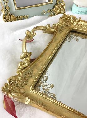 欧式婚礼布置托甜品台摆件点套装下午茶心大号树脂盘蛋糕展盘示架