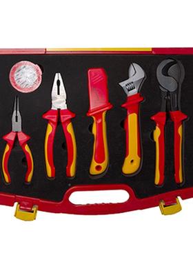 TOOT钳IME图295泰绝缘组套VDE认L工具16件套子螺丝批绝证缘组套工