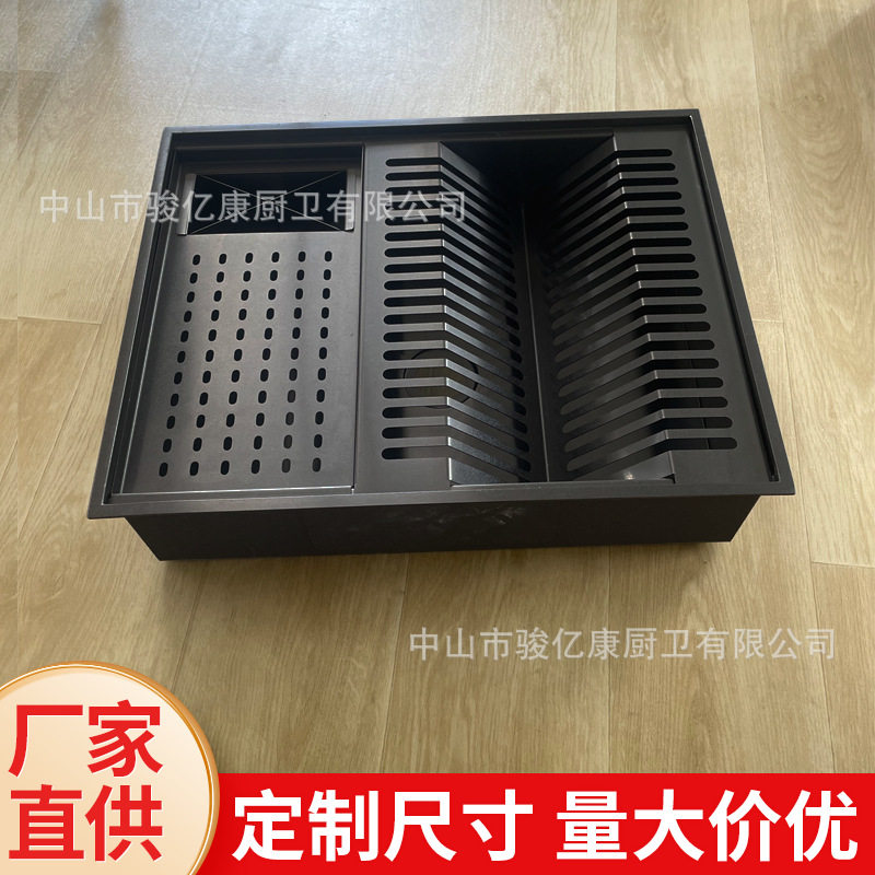 出口巴西不锈钢水槽5040手工盆沥水架加厚盆洗手池单槽洗碗槽厨房