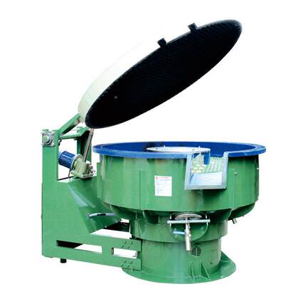 三次元振表动机带隔音盖自动出磨料RET研震动抛光机五金面研磨抛