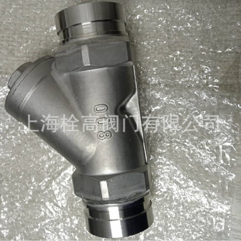 厂家供应沟槽不锈钢Y型过滤器GL81H-16P卡箍式不锈钢Y型过滤器