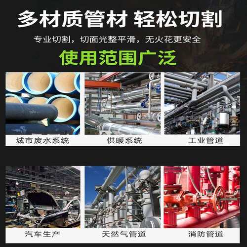 便携式电动切管机pvc管不锈钢镀锌管切割机割管机手持管道切割机