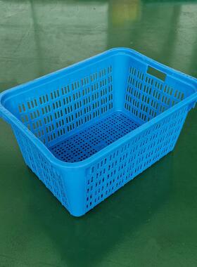 大号加镂空塑料筐水筐果厚IJX蔬菜可套塑料周箩服装筐烟草筐转烟