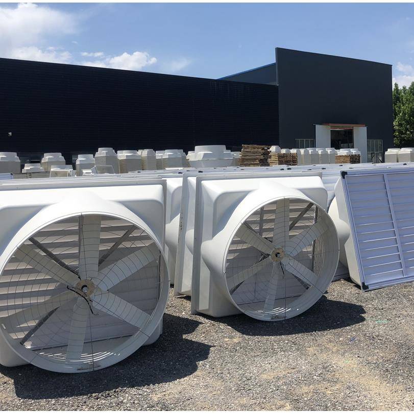 工厂车间排风扇通风降温140型IDM玻璃气钢抽风机机玻璃钢负压风换