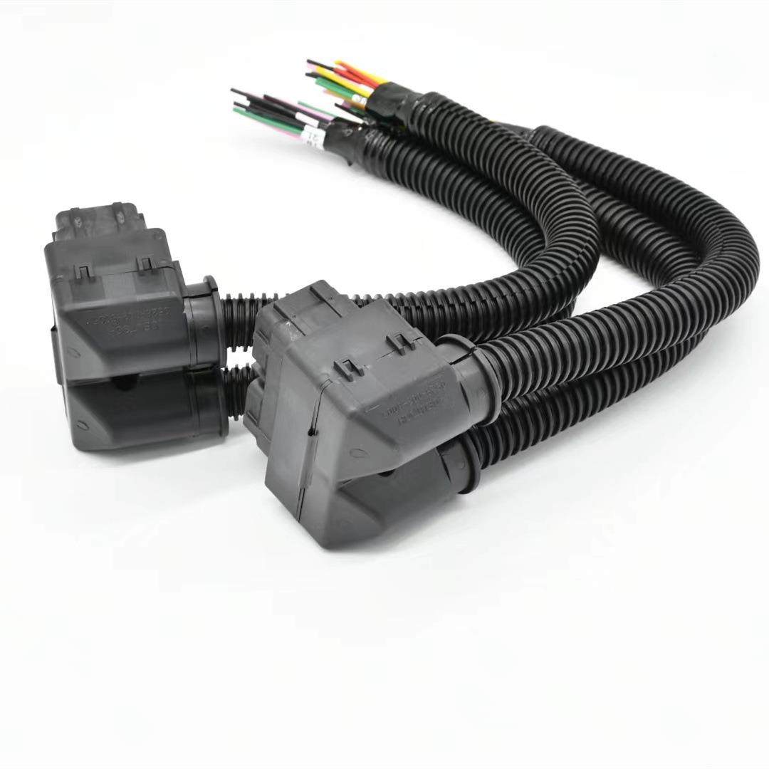 现货康5明斯210电脑版60针插OOX口朝左朝右60/头05孔汽车接插件