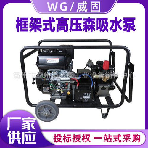 森林灭火FSTGP-4.0/75框架式高压森吸水泵手电双启动隔膜柱塞泵