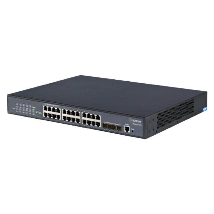 信锐XS20-2X-8PWR-0LI24口管BHG理型三层万兆POE交换机4个万3兆光
