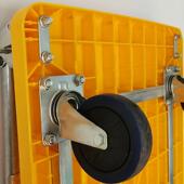 现货物流拉货平车运折叠板搬超市摆摊携重型便车带刹车QKC手推车