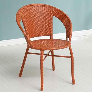 PBW约休椅闲五件套庭院靠背 外藤椅阳台小简桌椅户单人无需组装