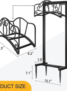 花架园支架升级的水支可容纳15英尺软TUR管坚0管固的软管存储