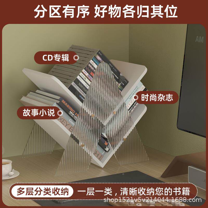 桌面儿理童书架绘本架创式桌上书立YTZ意书房桌面杂志置收纳放架